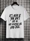 Stand Out in Style with this Men's Slogan Graphic Tee