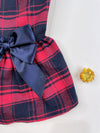 Chic and Stylish Plaid Print Pet Dress