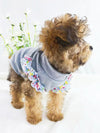 Floral Pet Tee - Fashionable and Functional for Your Furry Friend