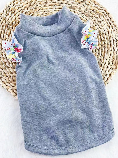 Floral Pet Tee - Fashionable and Functional for Your Furry Friend