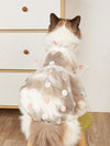 Chic and Stylish: Floral Embroidered Pet Dress