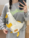 Charming Duck Shaped Crossbody Bag: Adorable Cartoon Style for Trendy Girls