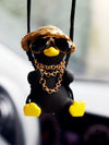 Adorable Duck Design Car Hanging Ornament - Add a Quirky Touch to Your Ride