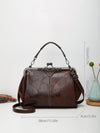 Chic and Versatile Retro Leather Crossbody Bag for Ladies - The Perfect Birthday Gift at an Affordable Price!