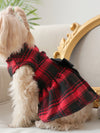 Chic and Stylish Plaid Print Pet Dress