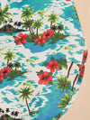 Tropical Vibes Pet Shirt: Beach Pineapple Coconut Tree Print for Small and Medium Pets