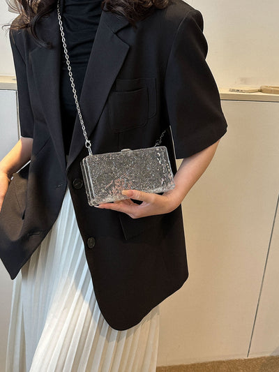 Chic Clear Chain Crossbody Bag: The Perfect Summer Accessory for Women