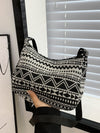 Vintage Geometric Hobo Bag: The Perfect Bohemian Style Accessory for Women