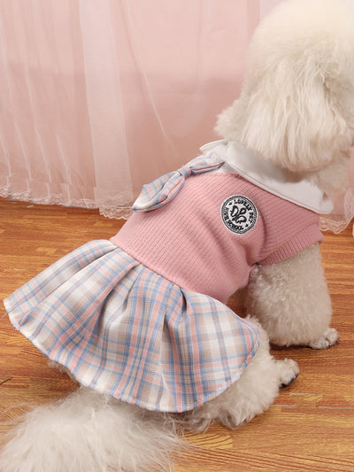 Style Sweater Dress: Cute and Comfortable Pet Clothes for Cats and Small Dogs - Perfect for All Seasons