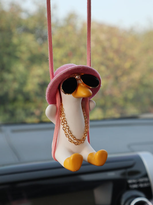 Introduce a playful touch to your ride with the Quack-tastic 3D Cartoon Duck Car Hanging Ornament. Its charming design and swinging motion adds a touch of whimsy to your car, making every drive more enjoyable. Crafted with 3D detailing, this ornament is a perfect addition to any vehicle.