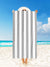 Modern Two-Tone Striped Beach Towel: Your Essential Outdoor Travel Companion