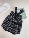 Adorable Plaid Pattern Bow Decor Pet Dress for Your Furry Friend