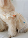 Sweetheart Style: Heart Print Ruffle Trim Pet Dress for Your Pup this Summer