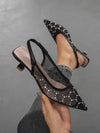 Heel-to-Toe Elegance: 2024 New Spring and Autumn Women's Shoes with High Heels and Back Straps