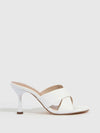 White Pyramid Heeled Sandals: Elevate Your Summer Style