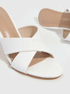 White Pyramid Heeled Sandals: Elevate Your Summer Style