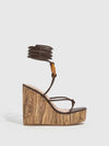 Brown Strappy Wedge Sandals: A Stylish Twist for Your Summer Vacation Wardrobe