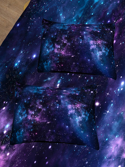 Space-Inspired Galaxy Duvet Cover Set for a Modern Bedroom