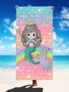 Introducing Mermaid Magic: the ultimate <a href="https://canaryhouze.com/collections/towels?sort_by=created-descending" target="_blank" rel="noopener">beach towel</a> and yoga mat in one! Made with ultrafine fibers, this towel and mat is quick-drying and perfect for any aquatic activities. With its mermaid-inspired design, you'll never want to leave the water. Experience the magic for yourself now!