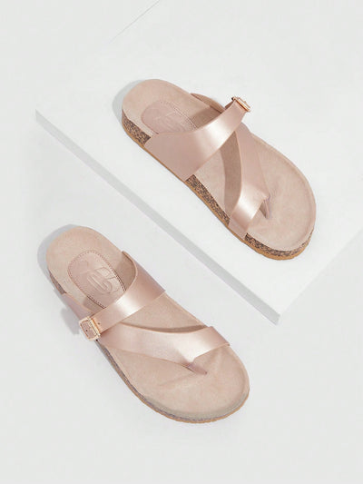 Elegantly Comfortable Champagne Sandals: The Perfect Summer Vacation Shoes