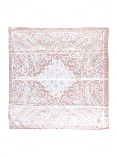 Stylish Cashew Pattern Printed Scarf Bandana: Perfect for Travel and Evening Parties