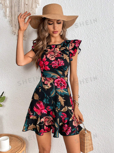 Floral Delight Ruffle Dress: The Ultimate Classic Style Statement