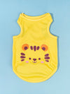 Adorable Cartoon Animal Print Pet Tank for Summer - Perfect for Dogs and Cats!