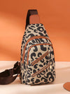 This Leopard Print Fashion Chest Bag is both stylish and practical, featuring a trendy leopard print design and a versatile crossbody sling. Perfect for everyday use, it offers a convenient way to carry your essentials while making a fashion statement. Made with quality materials, it's a must-have accessory for any fashion-forward individual.