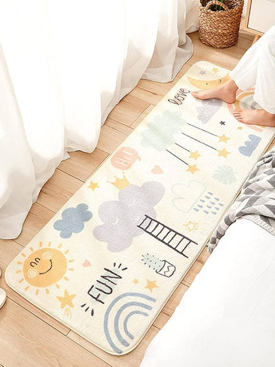 Transform your indoor space into a serene outdoor oasis with our Sun and Cloud Oasis <a href="https://canaryhouze.com/collections/rugs-and-mats" target="_blank" rel="noopener">Rug</a>. Featuring a stunning design of sun and clouds, this rug will add a touch of nature to any room. Crafted with high-quality materials, it provides both style and durability for long-lasting use.