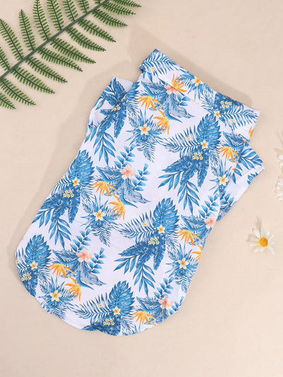 Pet Paradise: Hawaiian Style Shirt for Small Breeds - All Seasons