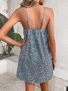 Sparkle and Shine: Shimmering Nights Solid Sequin Cami Dress