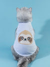 Adorable Cartoon Animal Print Pet Tank for Summer - Perfect for Dogs and Cats!