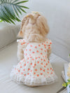 Sweetheart Style: Heart Print Ruffle Trim Pet Dress for Your Pup this Summer