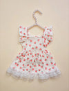 Sweetheart Style: Heart Print Ruffle Trim Pet Dress for Your Pup this Summer