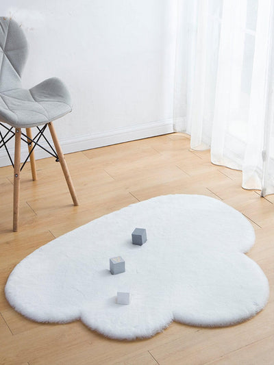 Fluffy Cloud Plush Non-Slip Rug – Adorable Rabbit Fur-Like Carpet for Cozy Living Spaces