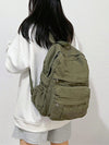 Chic and Functional: Women's Canvas Backpack with Double Shoulder Straps