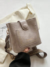 Trendy Mini Single Shoulder Bag with Adjustable Strap & Letter Print