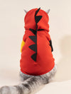 Roar-tastic Dinosaur Design Pet Hoodie for Dogs and Cats: Perfect for Cold Weather Comfort