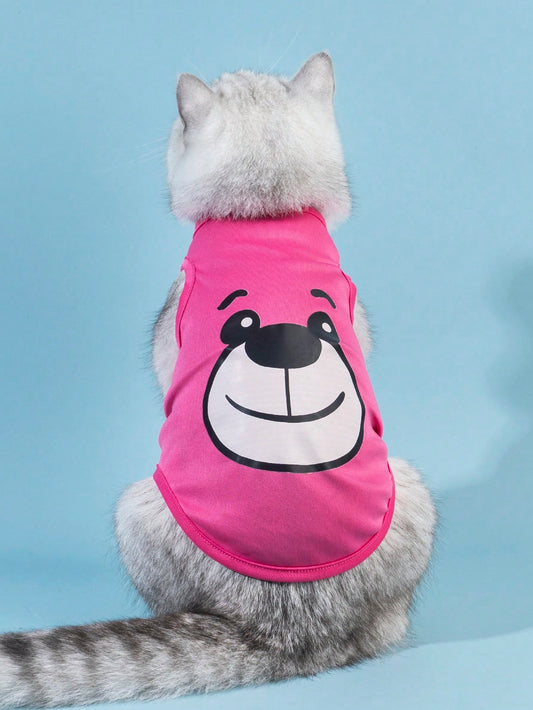 Get your pets ready for summer with this adorable Cuteness Overload tank! Crafted with a cute cartoon bear pattern, this tank is perfect for both dogs and cats. Keep your pets stylish and comfortable in the warm weather. Order now and give your pets the perfect summer look!