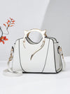 Chic & Versatile Lightweight Business Casual Zipper Shoulder Bag for Modern Women