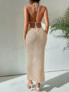 Stunning Solitude Halter Neck Backless Dress