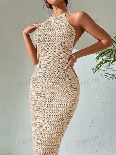 Stunning Solitude Halter Neck Backless Dress