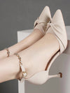 Chic Pointed Buckle Hollow High Heels: Your Must-Have Shoes for Spring and Autumn