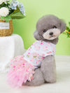 Plum Blossom Cake Skirt: Pet Embroidered Wedding Dress - New Spring/Summer Fashion