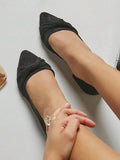 Beige elegant ballet flats lifestyle product image