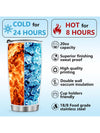 Stainless Steel Travel Coffee Tumbler: Perfect Valentine's Day Gift for Him!