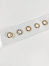 Chic Transparent PVC Wide Belt for Versatile Styling | Perfect for Suits, Dresses & Everyday Wear