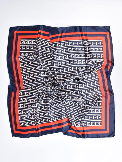 Chic Women's Geo Pattern Fashion Bandana for Daily Style Statement