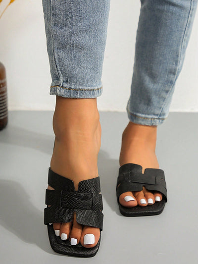 Summer Flat Sandals: Stay Stylish and Comfy with Open-Toe Cool Slippers