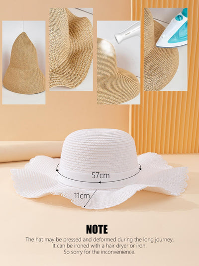 Chic Wave Beach Sun Hat: Stay Stylish and Sun Protected on Your Next Getaway